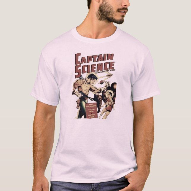 Camiseta Trabalhos de arte do capitão Ciência #1 (Frente)