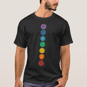 Camiseta trabalhos de arte do esclarecimento 7 chakras-#1