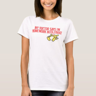 Camiseta Trabalhos de casa Intollerant