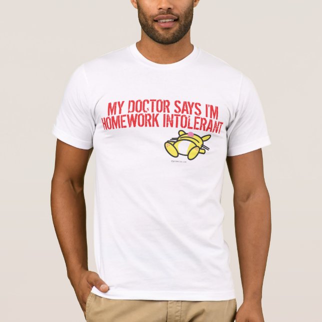 Camiseta Trabalhos de casa Intollerant (Frente)