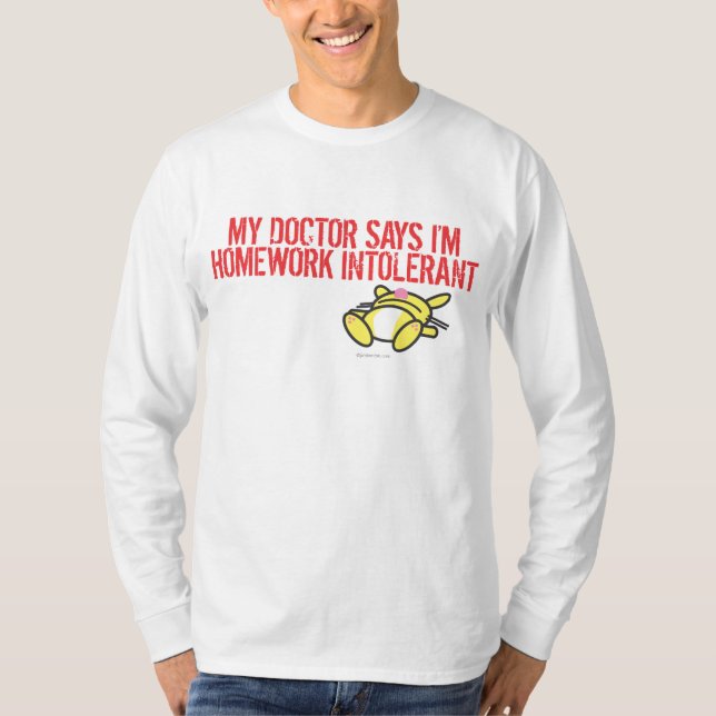 Camiseta Trabalhos de casa Intollerant (Frente)