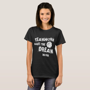 Camiseta Trabalhos em equipe do basquetebol