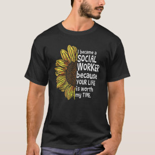 Camiseta Trabalhos Sociais Semana Em Que Me Tornei Um Traba
