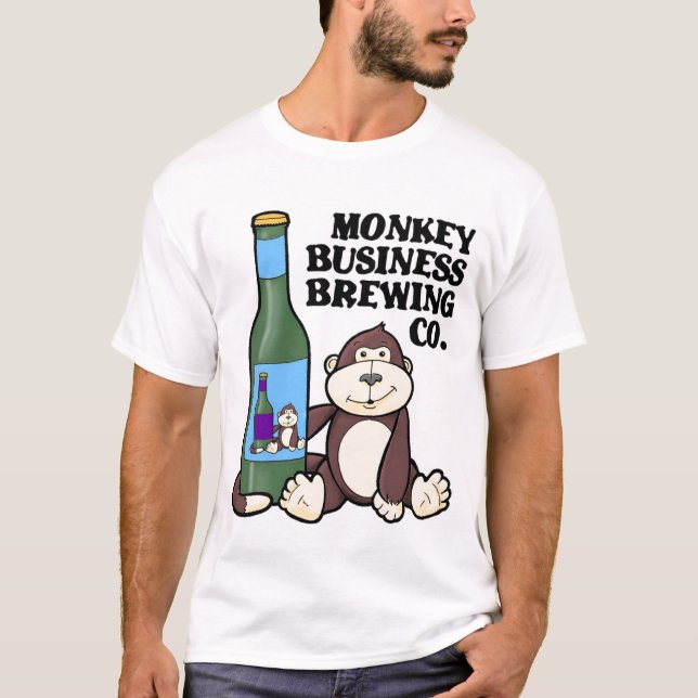 Camiseta Trabalhos sujos que fabricam cerveja o Co. (Frente)