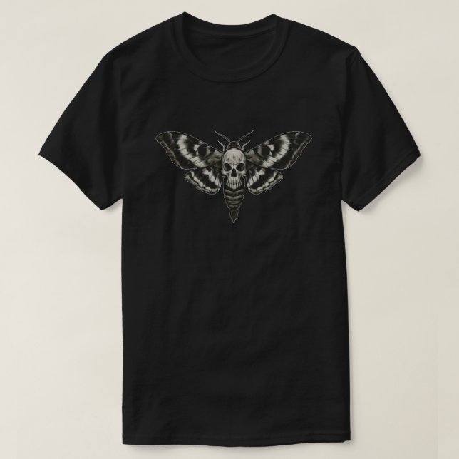 Camiseta Traça-da-cabeça-de-morte (Acherontia atropos) (Frente do Design)