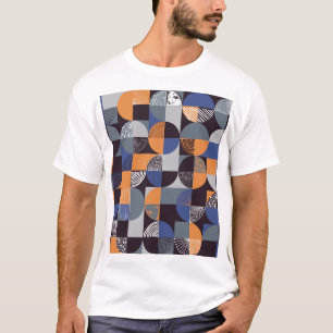 Camiseta Traçado Geométrico: Criativo Sem Costura.