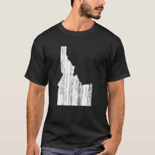 Camiseta Traçado Retroativo Da Vintagem Em Situação De Desc