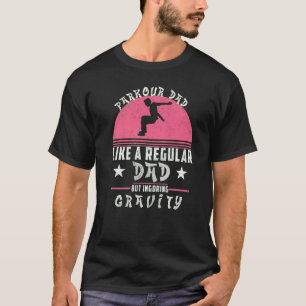 Camiseta Traceur de Treinamento em Execução Livre do Pai Pa