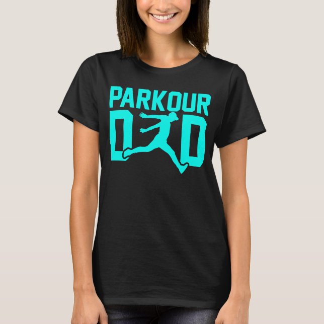 Camiseta Traceur Pai Parkour Da Sem dia de os pais (Frente)