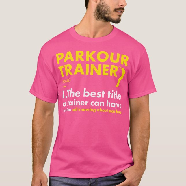 Camiseta Traceur Trainer Definition Parkour (Frente)