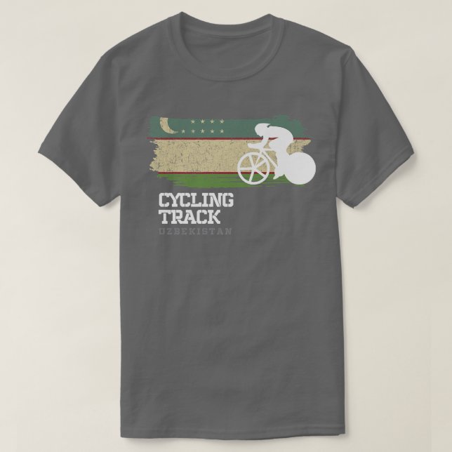 Camiseta Track Cycling Usbequistão Road Bike Racing Speed C (Frente do Design)