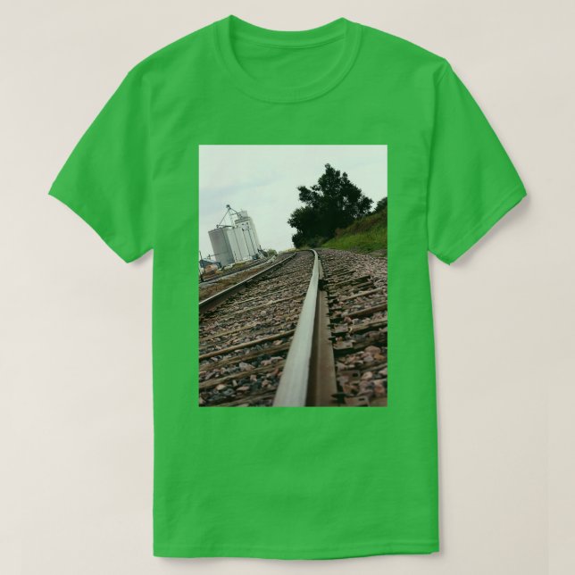 Camiseta Track de Comboio de Nebraska Pt (Frente do Design)