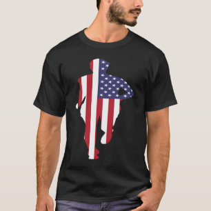 Camiseta Track e Field US Runner USA Patriotic Sprinter