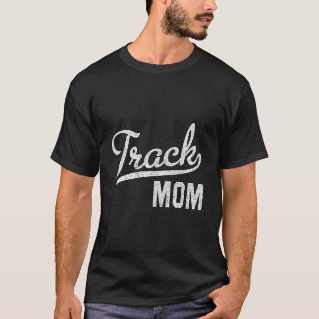 Camiseta Track Mom Proud Track And Field Mom (Frente)