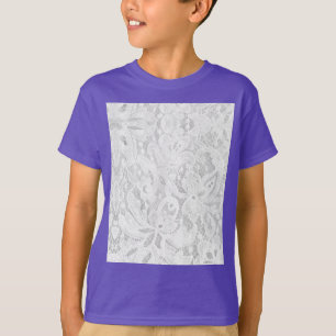 Camiseta Traço branco de queda