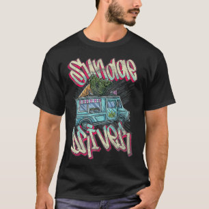 Camiseta Traço De Condutor Sundae, Caminhão De Sorvete Co