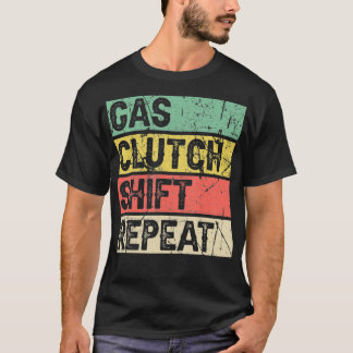Camiseta Traço de diafragmas com embraiagem de gás Repetir