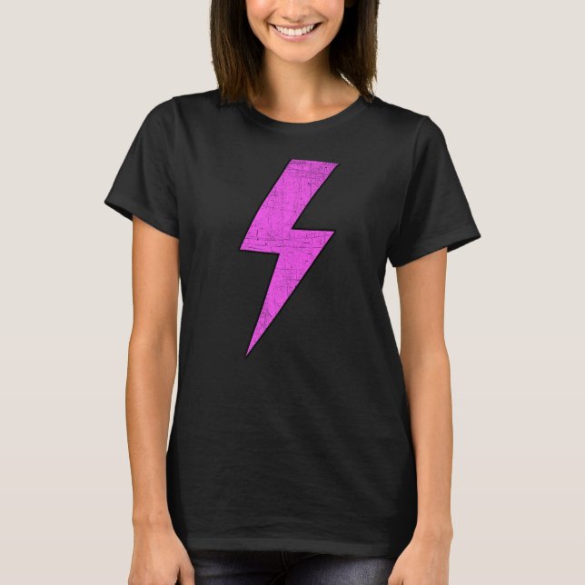 Camiseta Traço de raios frontais e traseiros com o retroces (Frente)