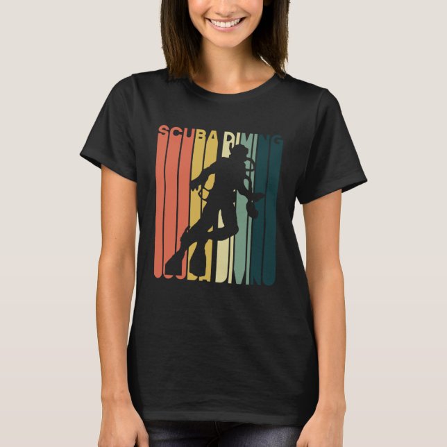 Camiseta Traço De Vintage Scuba (Frente)