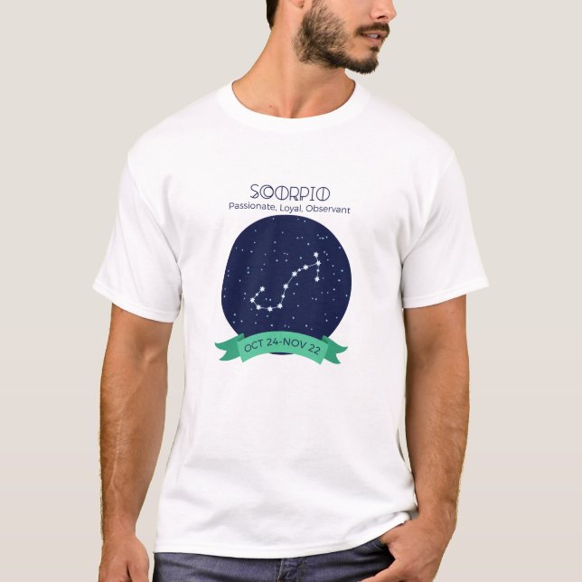 Camiseta Traços de Escorpião (Frente)