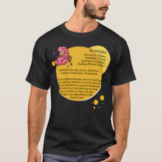 Camiseta Traços de Personalidade Escorpião - Escorpião Horo