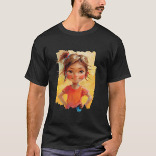 Camiseta Traços de tinta e cores destemidas!