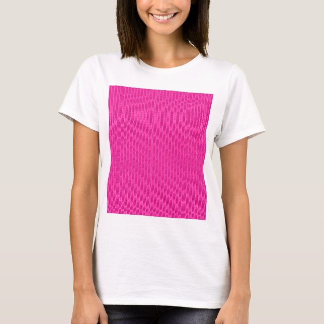 Camiseta Traços de tinta vermelho, rosa e roxo se sobrepõem (Frente)