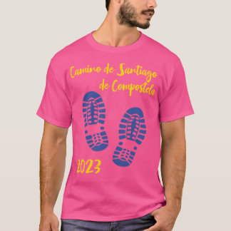 Camiseta Traços Do Camino De Santiago De Compostela