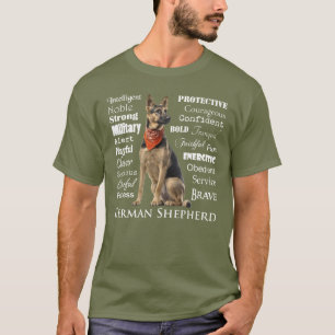 Camiseta Traços do german shepherd T-Shirt