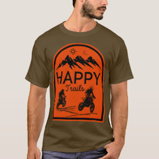 Camiseta Traços Felizes para Motocicletas