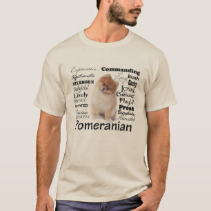 Camiseta Traços Pomeranianos T-Shirt