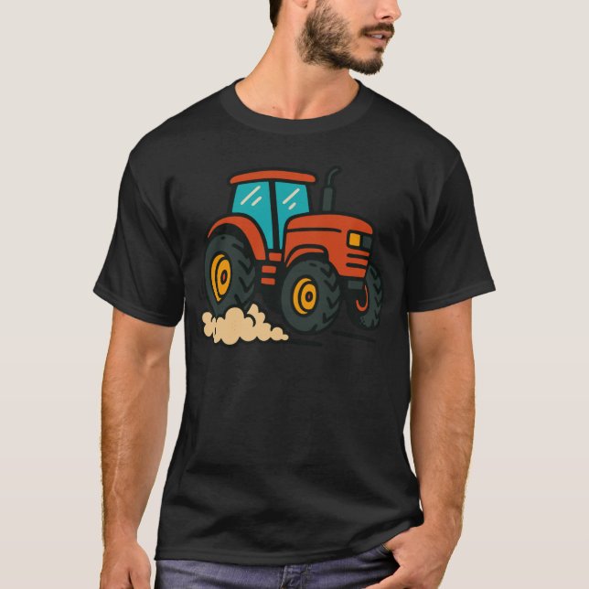 Camiseta Tractor Farm – Rustic Agriculture Icon (Frente)