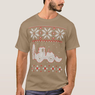 Camiseta Tractor Lover Ugly Christmas Sweater, Farmer Farmi
