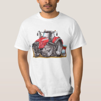 Camiseta Tractor Massey Ferguson caricaturado