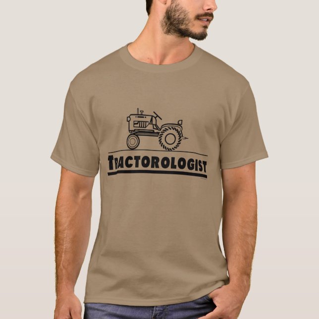 Camiseta Tractorologista do Funny Trator Lover (Frente)