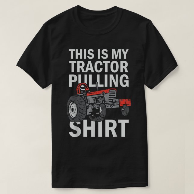 Camiseta Tractorpuxando Este É Meu Trator Puxando (Frente do Design)