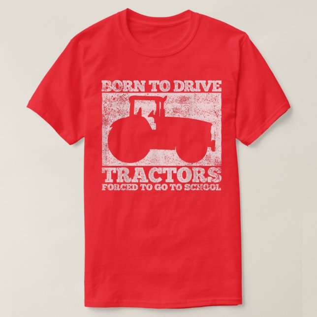 Camiseta Tractors Tractor Driver Farmer  (Frente do Design)