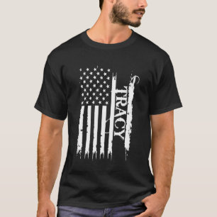 Camiseta Tracy Estados Unidos se afundou com bandeira dos E