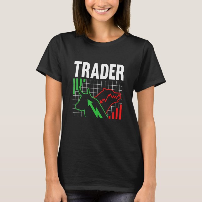 Camiseta Trader Bearish Bullish Crypto Blockchain Investor (Frente)