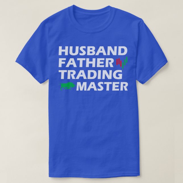 Camiseta Trader Husband Padre Trading Master 1 (Frente do Design)