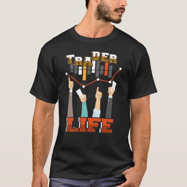 Camiseta Trader Life Stock Forex Trader (Frente)