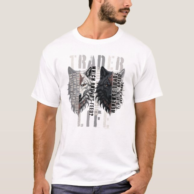 Camiseta Trader life | Wolf | Both sides (Frente)