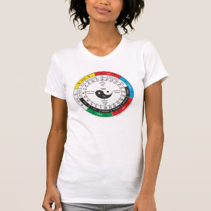 Camiseta Tradicional Chinês Corpo de Medicina Bloqueio T-Sh