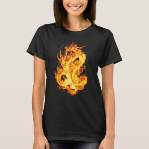 Camiseta Tradicional Chinês Dragão - Símbolo de Potência e 