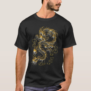 Camiseta Tradicional Chinês Dragão - Símbolo de Potência e