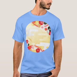 Camiseta Tradicional de Ouro japonês com patch de ventilado