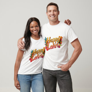 Camiseta Tradicional Feliz Lohri Dhol & Colheita
