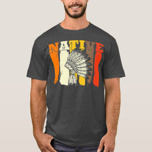 Camiseta Tradicional para a América Choctaw Nativa America