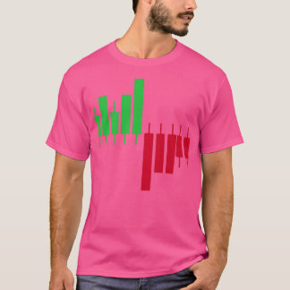 Camiseta Trading candlesticks candle chart pips