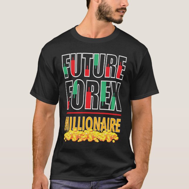 Camiseta Trading Forex Market Trader Future Forex Millionai (Frente)